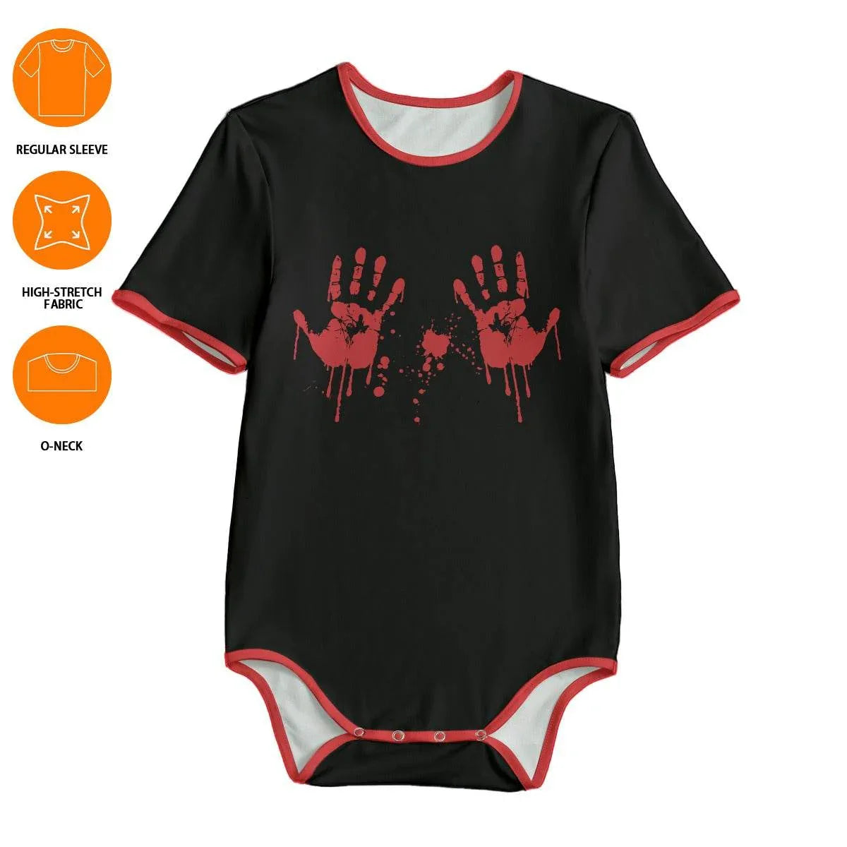 Bloody Handprints Adult Unisex CuddleSuit - Puppy's Aesthetics
