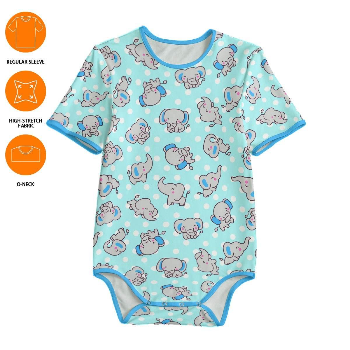 Blue Snugglephant Adult Unisex CuddleSuit - Puppy's Aesthetics