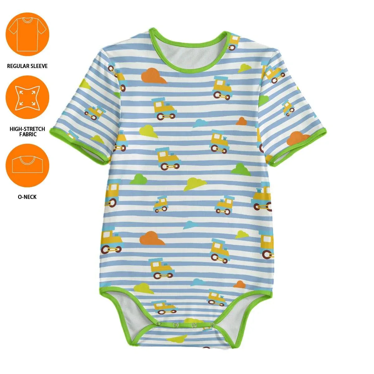 Choo-Choo Stripes Adult Unisex CuddleSuit - Puppy's Aesthetics