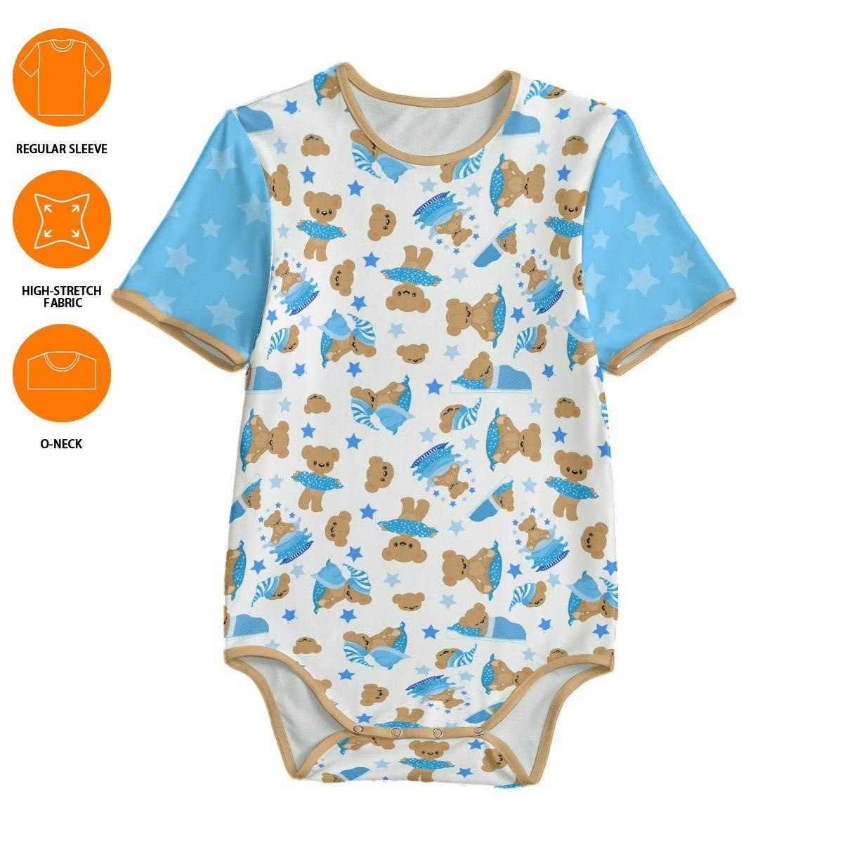 Cozy Blue Bear Adult Unisex CuddleSuit - Puppy's Aesthetics