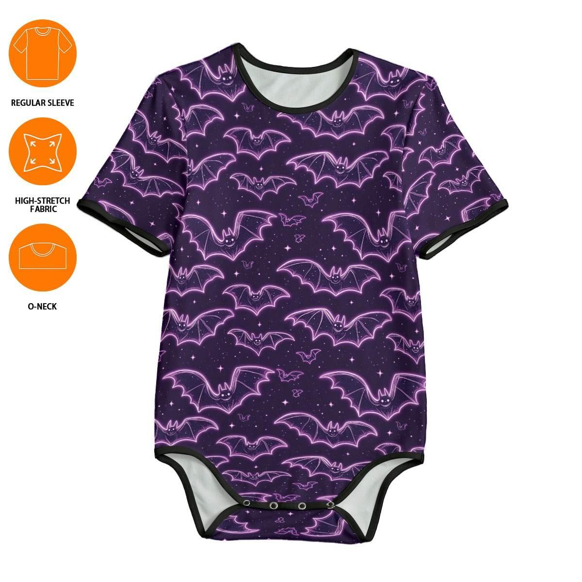 Neon Batty Adult Unisex CuddleSuit - Puppy's Aesthetics