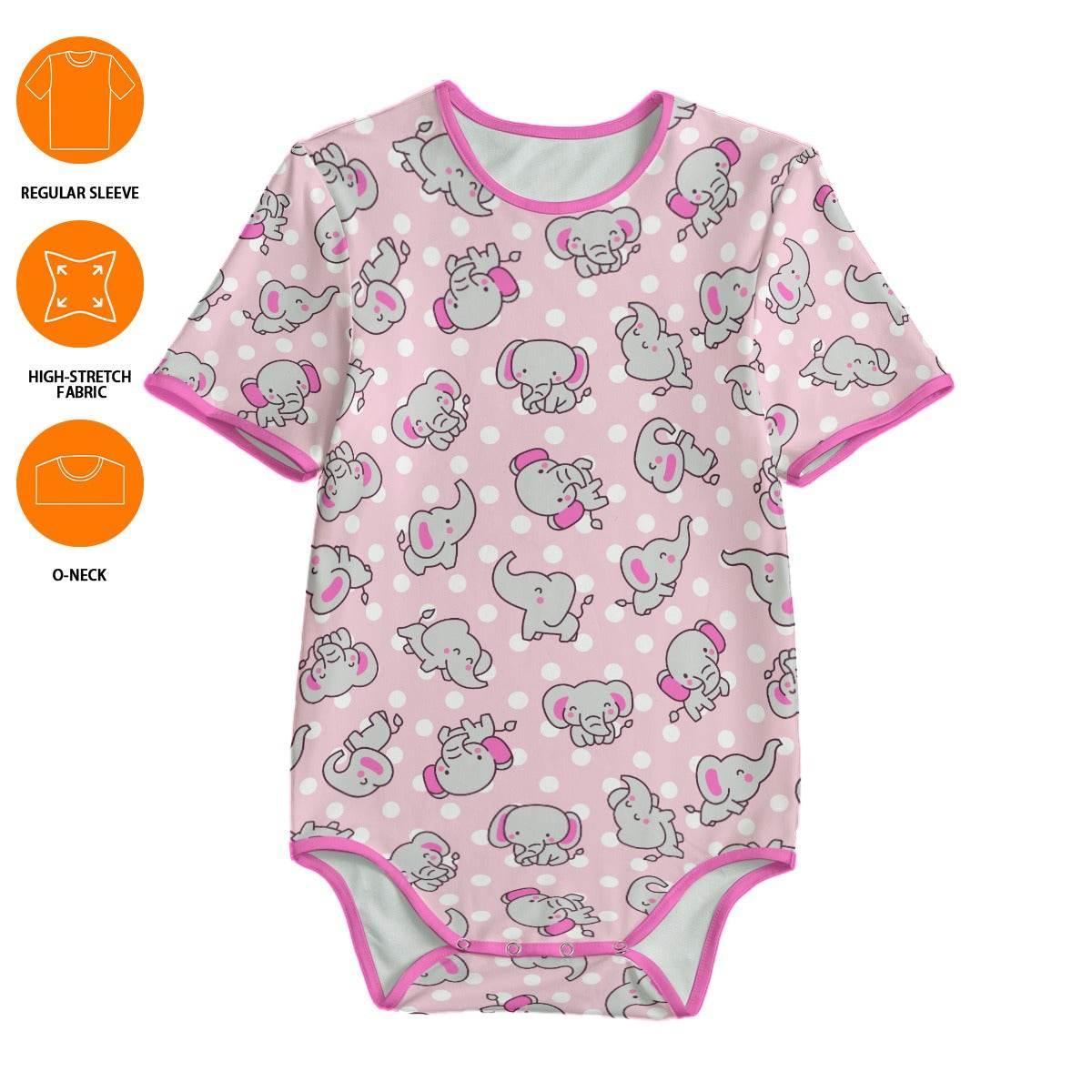Pink Snugglephant Adult Unisex CuddleSuit - Puppy's Aesthetics