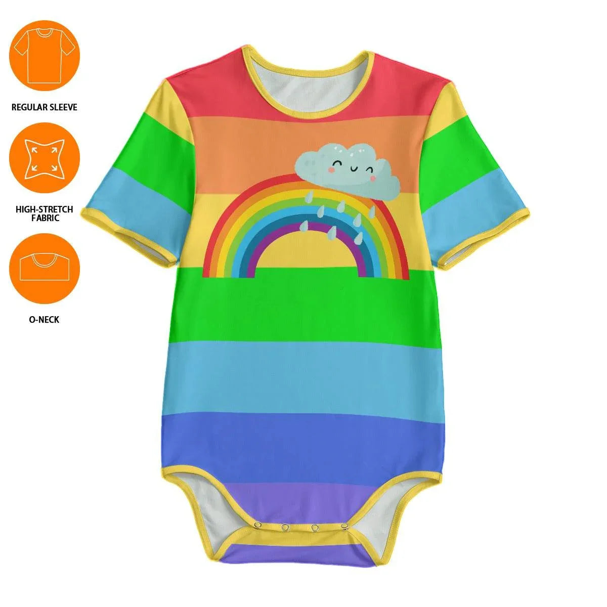 Rainbow Drizzle Adult Unisex CuddleSuit - Puppy's Aesthetics