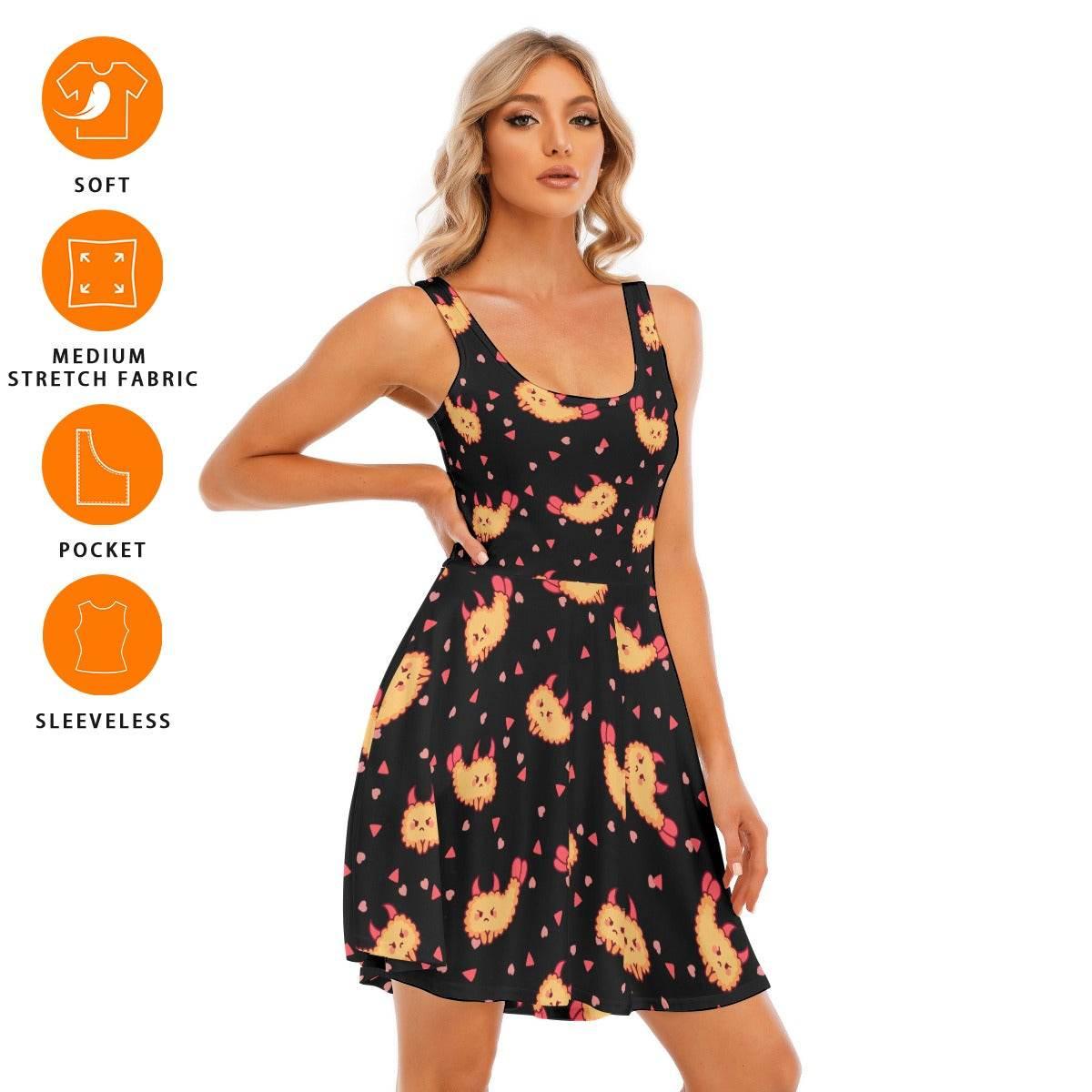 Shrimpy Mischief Skater Dress - Puppy's Aesthetics