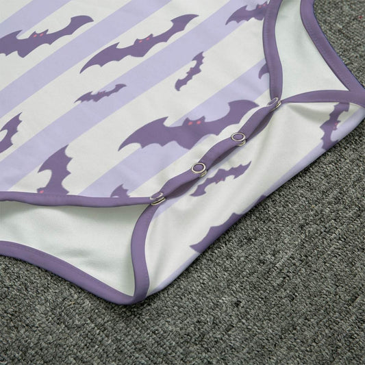 Stripey Bats Adult Unisex CuddleSuit - Puppy's Aesthetics