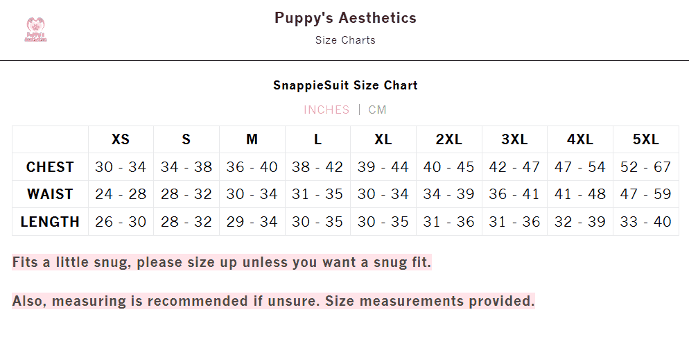 Lil Emberly Adult Unisex CuddleSuit - Puppy's Aesthetics