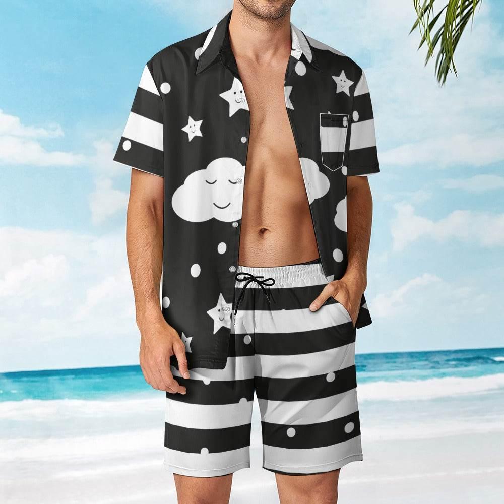 Sweet Dreams Dark 2PC Shorts Set - Puppy's Aesthetics