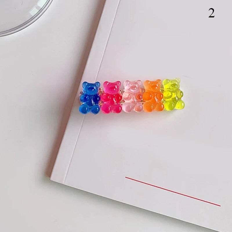 Cute Candy Bear Hairpins - Puppy's Aesthetics