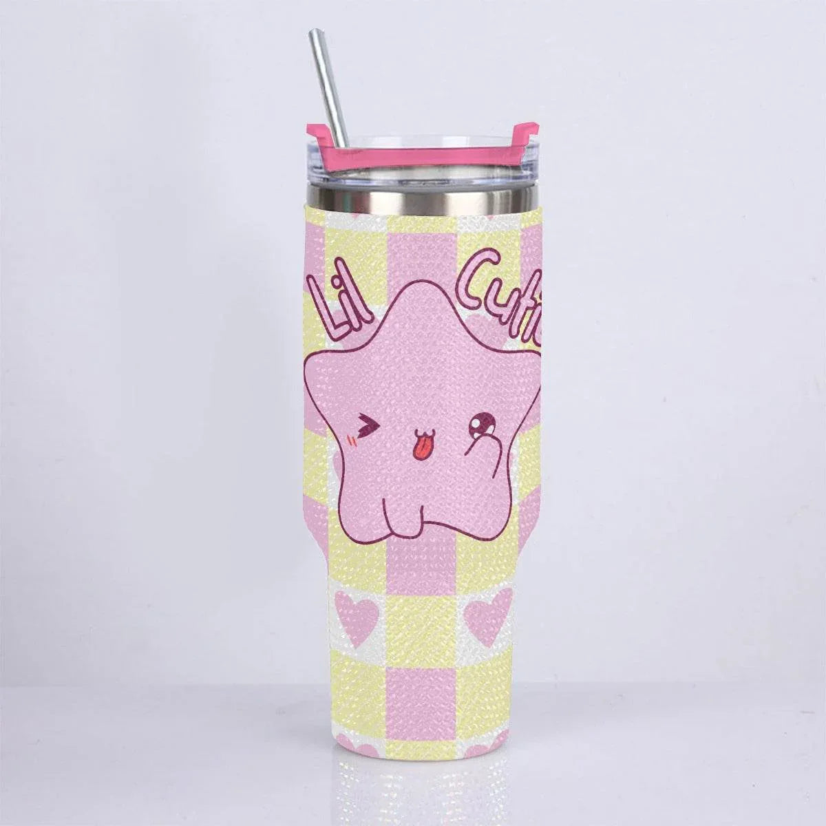 Lil Cutie 40oz Diamond Tumbler - Puppy's Aesthetics
