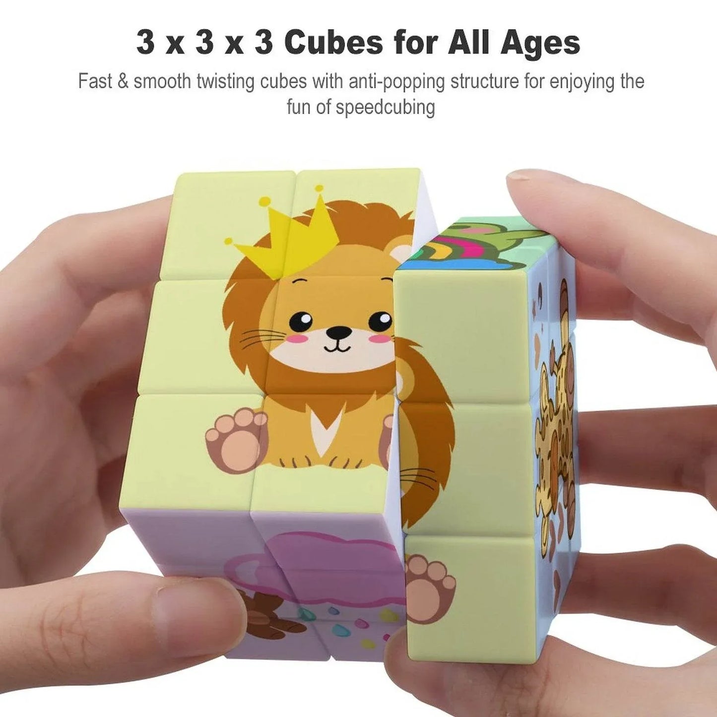 3x3 Magic Cube – Classic Brain Teaser Toy - Puppy's Aesthetics