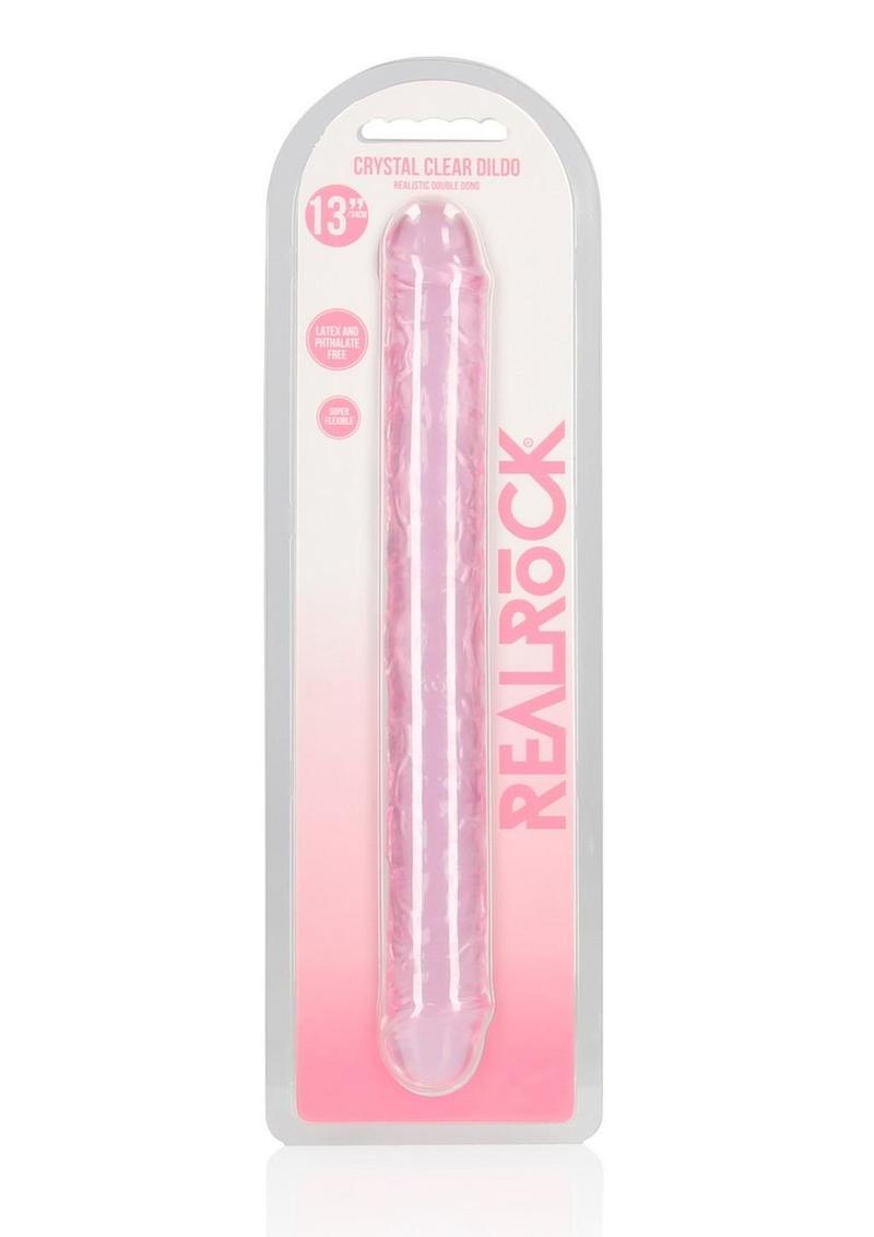 Pink Crystal Clear Double Dong