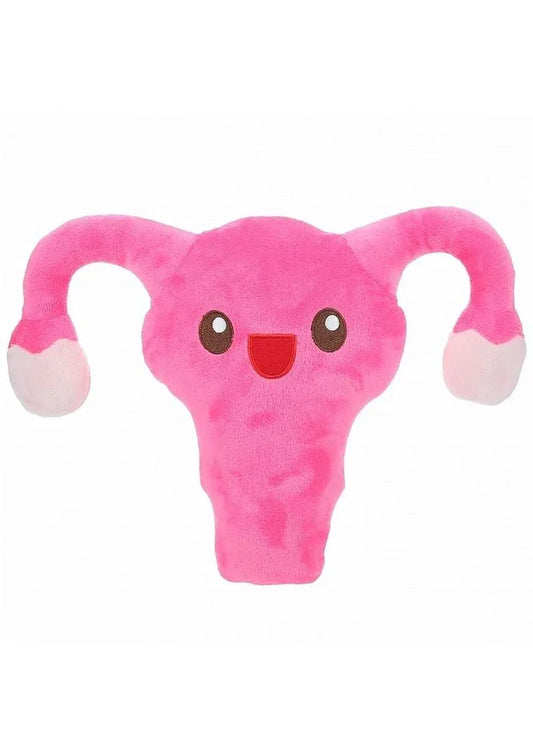 Happy Uterus Plushie Companion - Puppy's Aesthetics