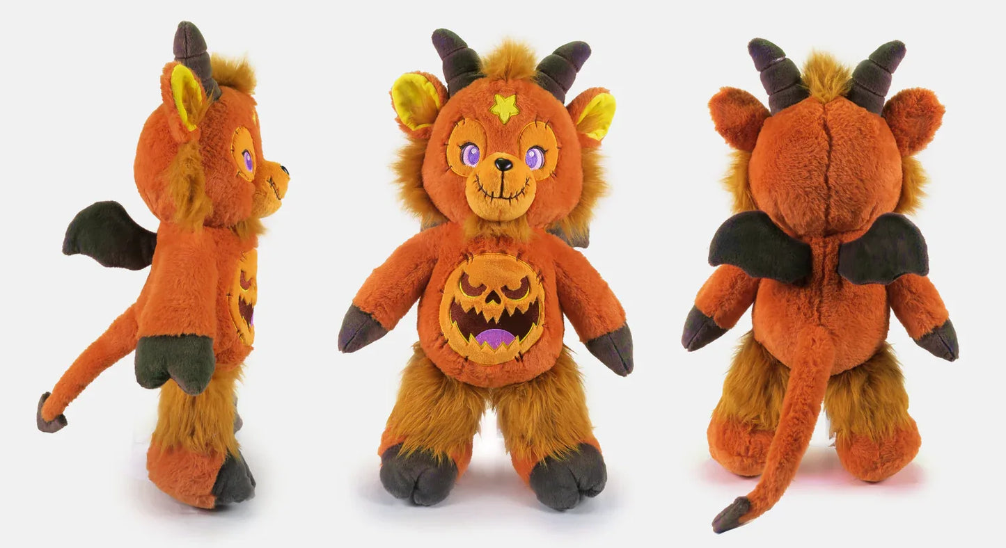 Pumpkin Patch Beelzebear Plushie - Puppy's Aesthetics