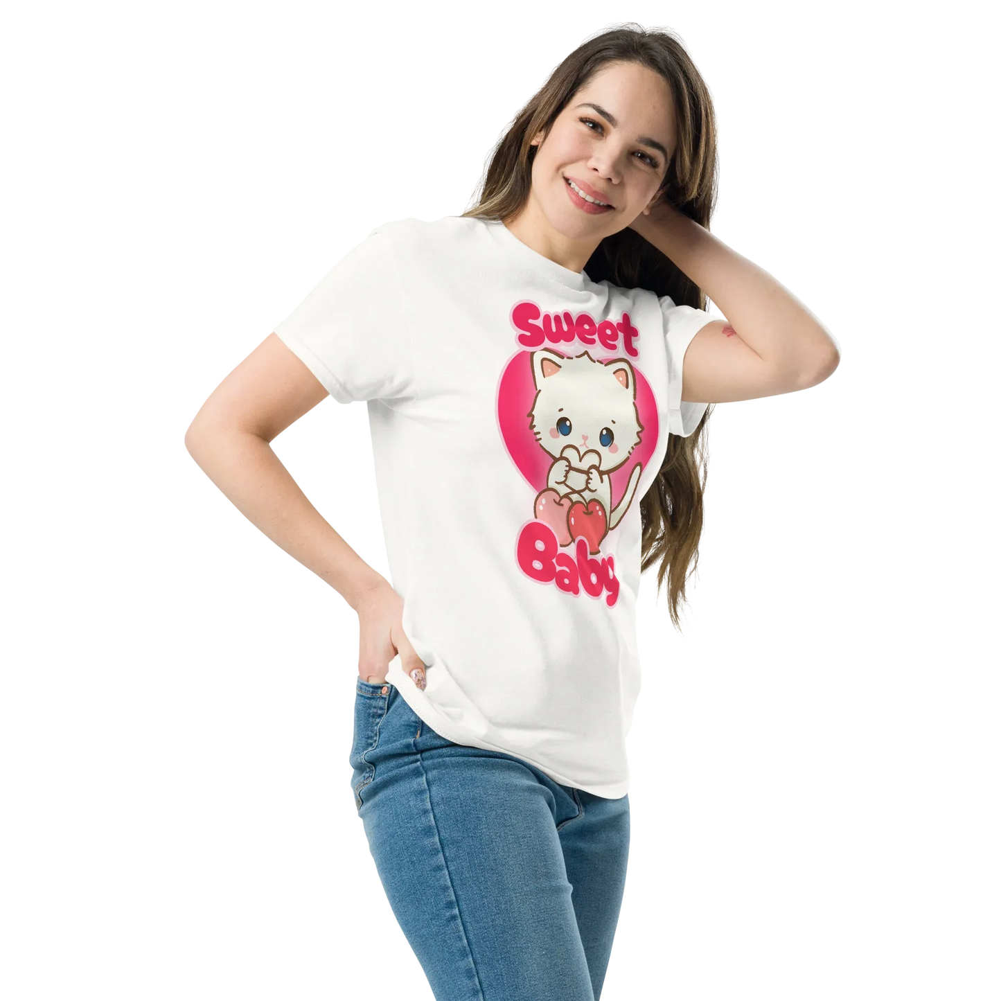Sweet Cherry Kitty Play Tee - Puppy's Aesthetics