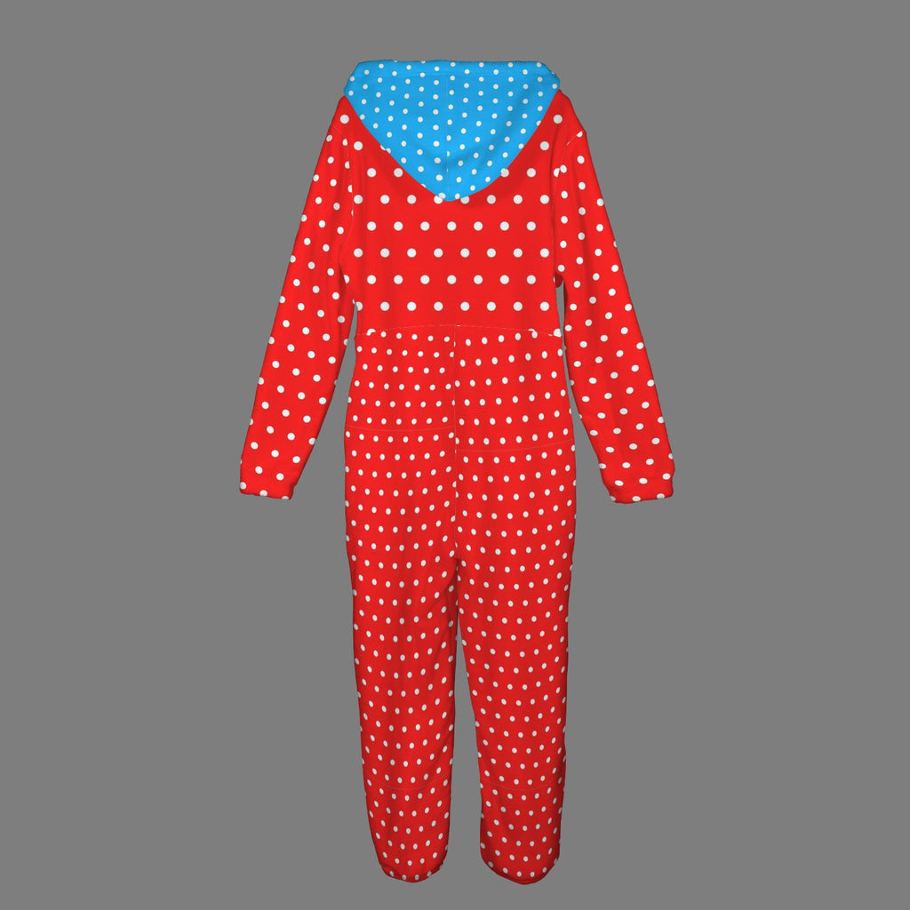 Candy Pop Polka Unisex Plush CozySuit