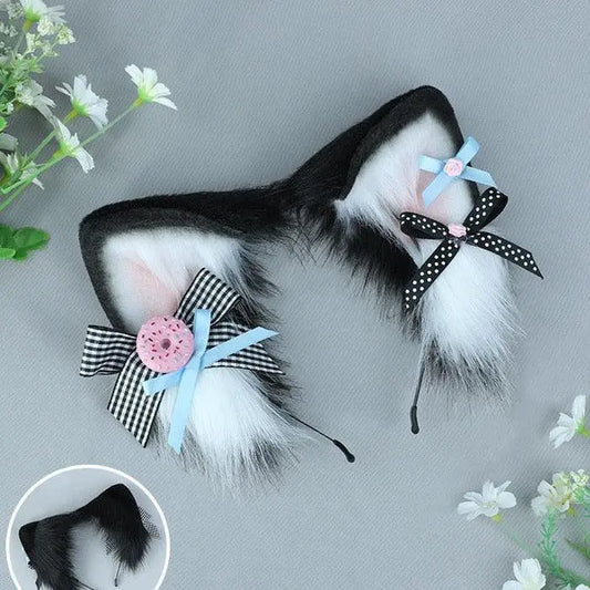 Plush Lolita Cat Ear Headband