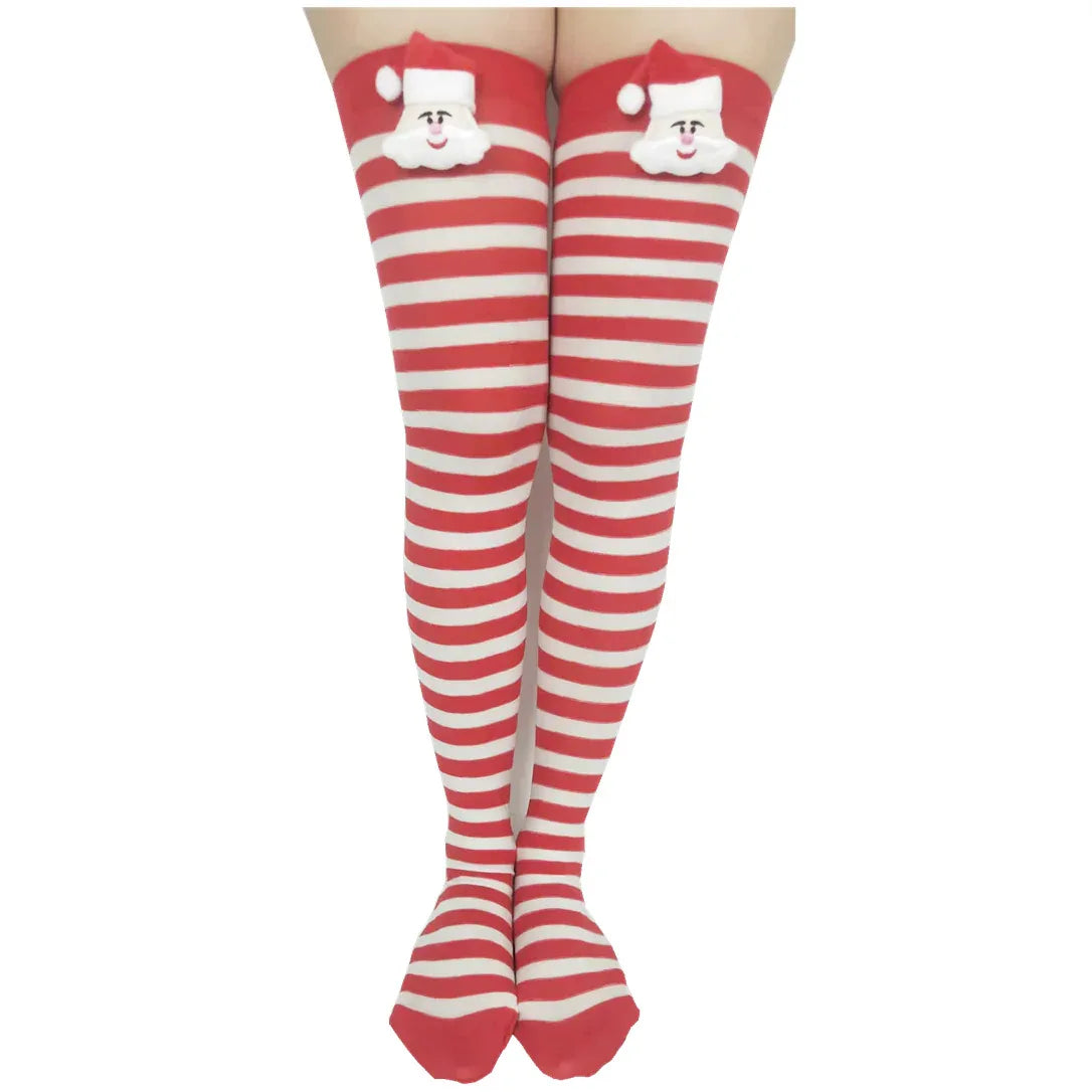 Reindeer Kissy-Thigh Stockings - Puppy's Aesthetics
