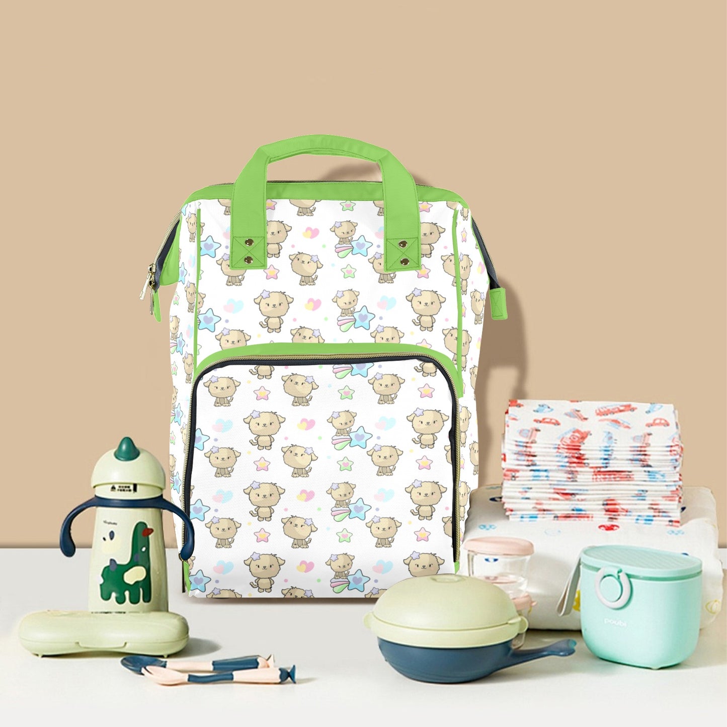 Wish Upon A Puppy Large Diaper Bag