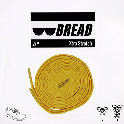 Bright Corona Yellow Elastic Shoelaces - Puppy's Aesthetics
