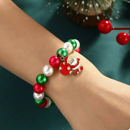 Holiday Pearl Charm Bracelet Set - Puppy's Aesthetics