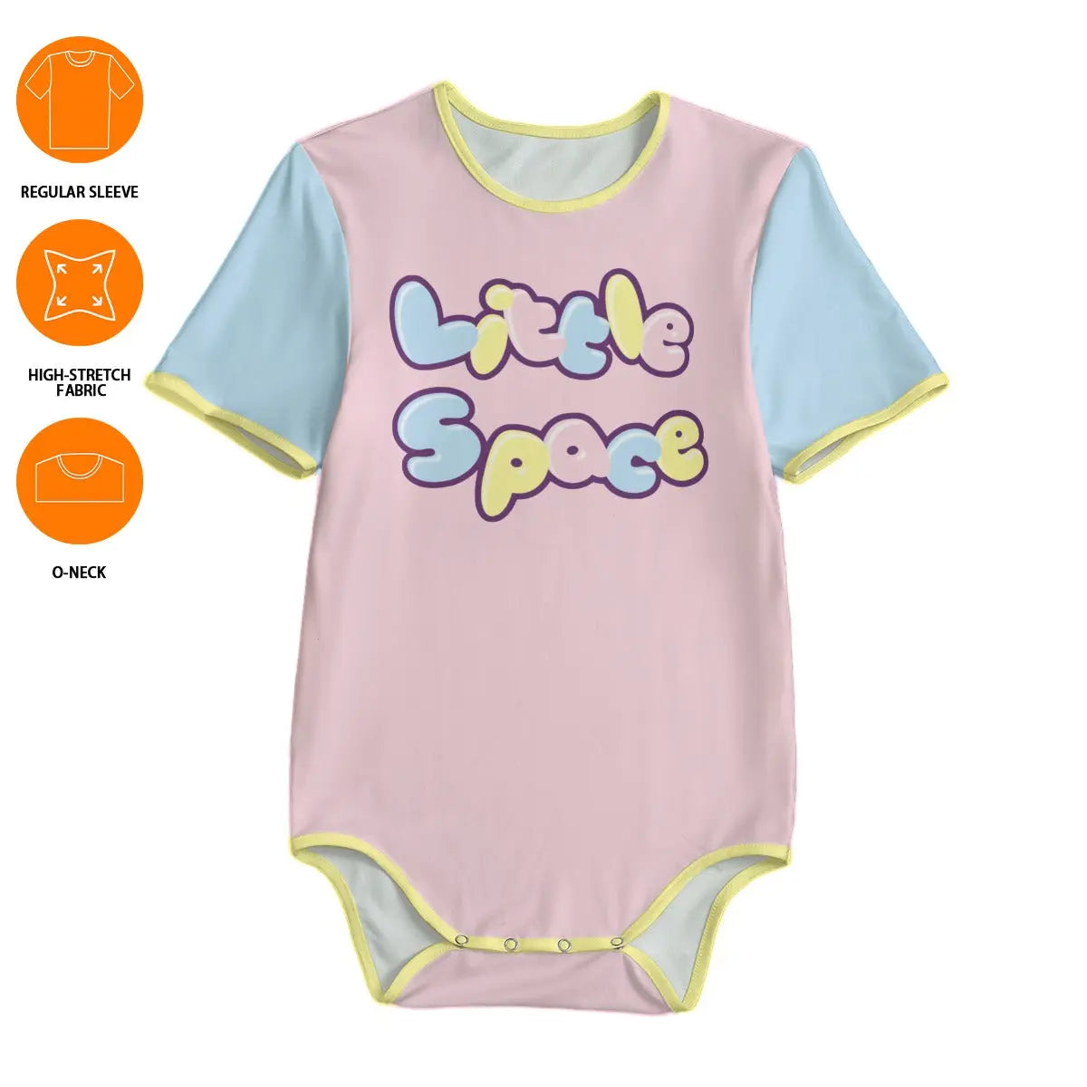 Pastel Little Space Adult Unisex Onesie - Image #6