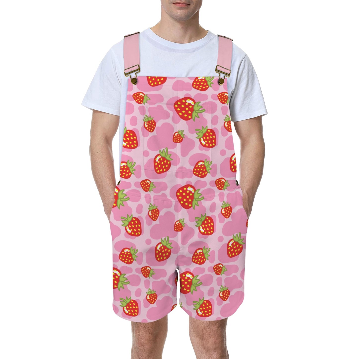 Strawberry Cow Unisex Huggeralls