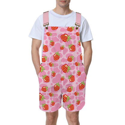 Strawberry Cow Unisex Huggeralls