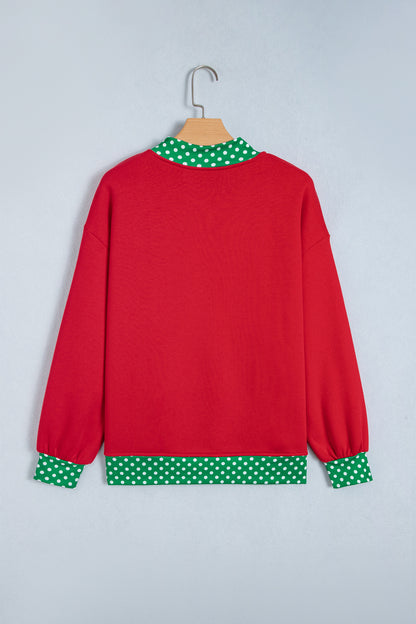 Polka Boo Oversized Sweatshirt