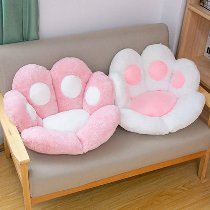 Kitty Paw Plush Cushion (Colors)