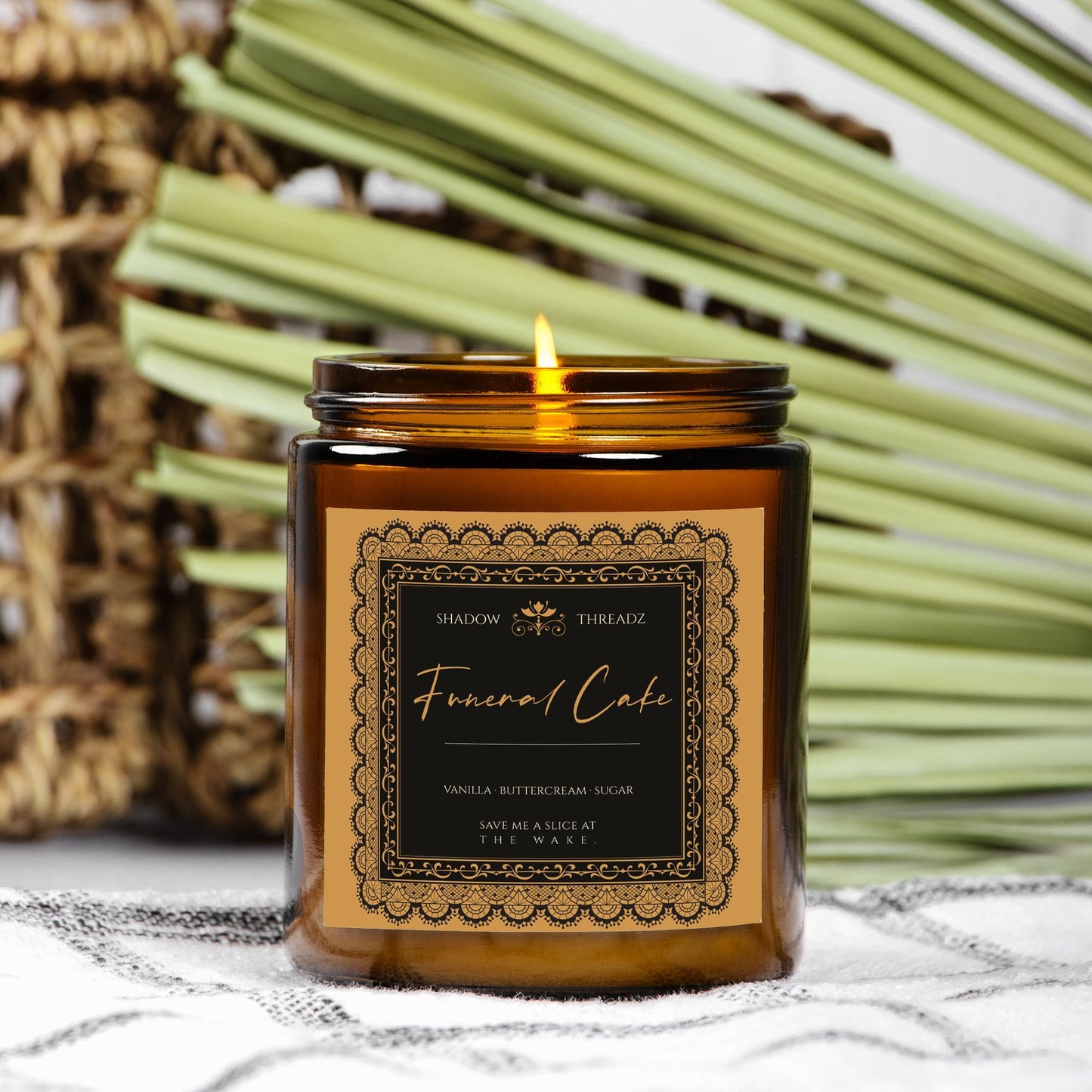 Funeral Cake Vanilla Candle 9oz