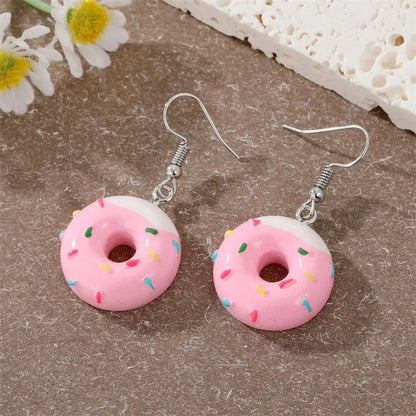 Sweet Donut Drop Earrings