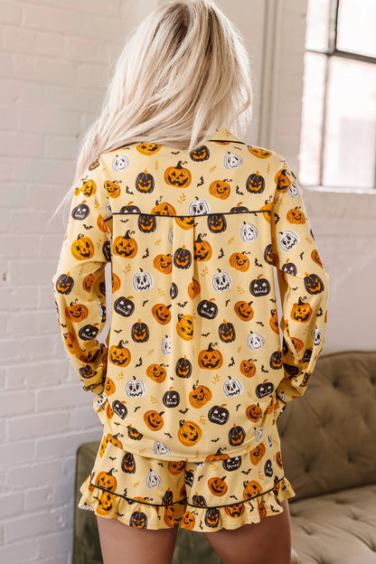 Pumpkin Patch Ruffle Lounge Set