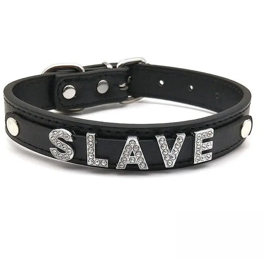 Sexy Slave Leather Collar (Colors)