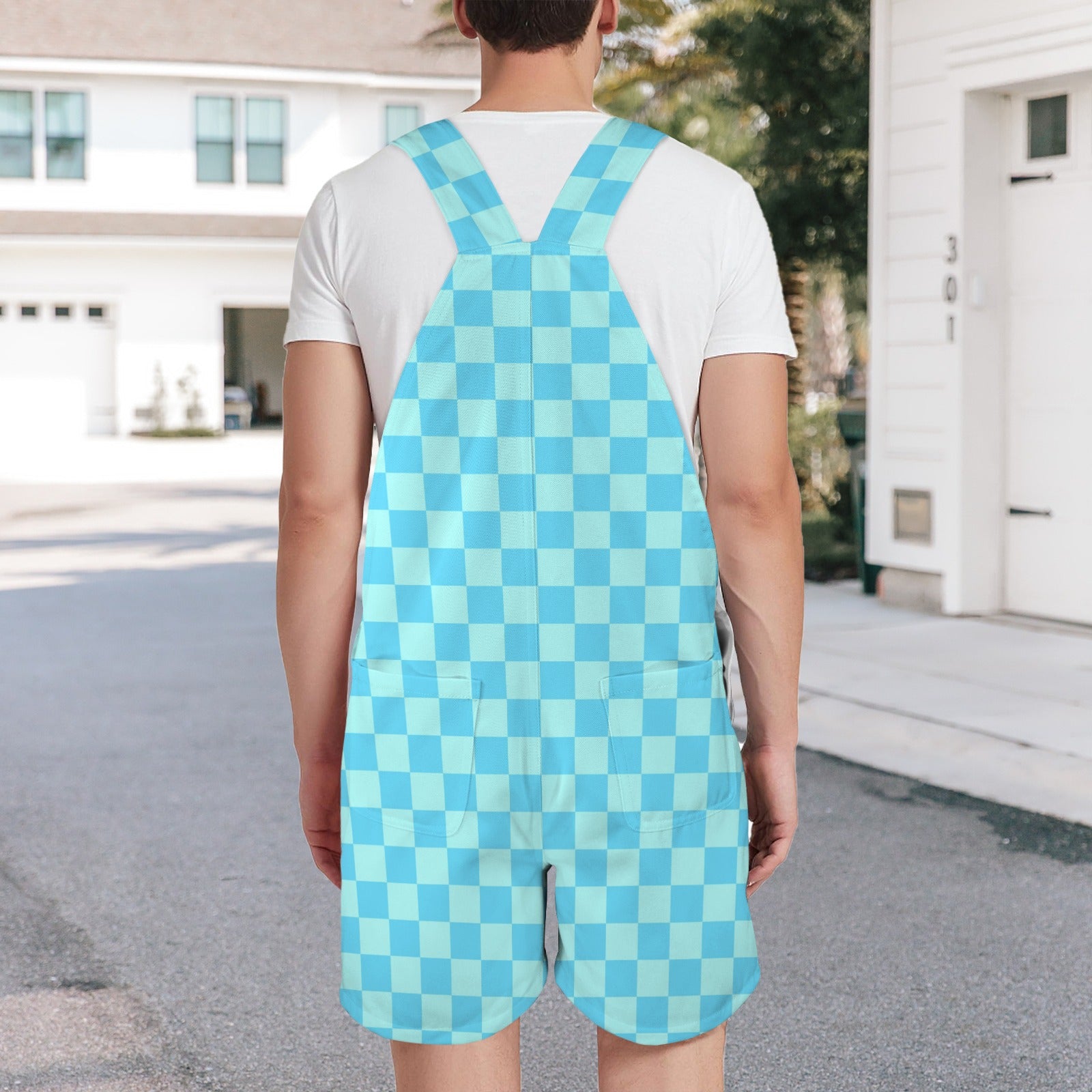 Cute teddy bear and bunny rabbit on cloud