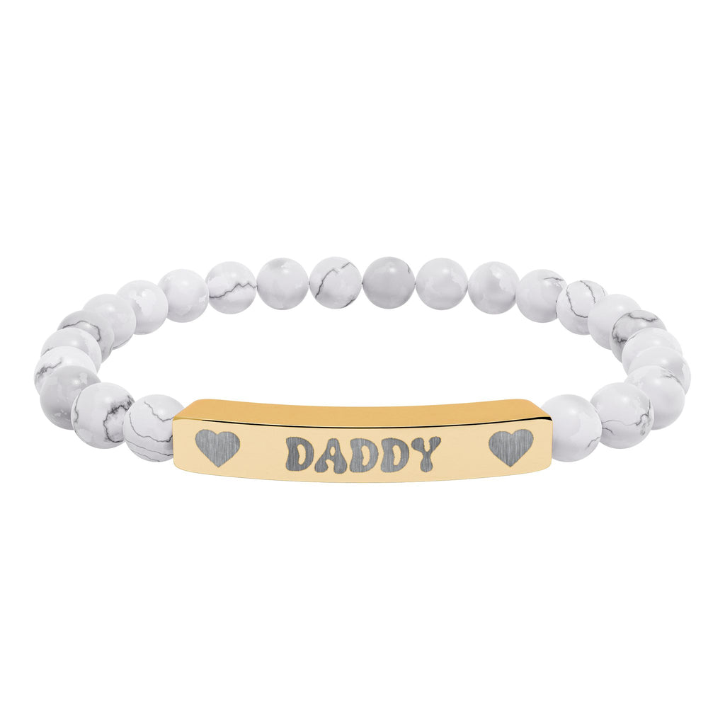Daddy Natural Stone Bracelet (Colors)