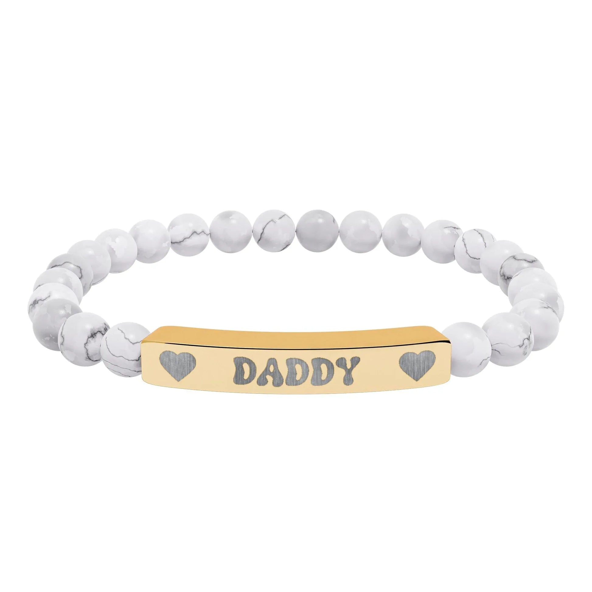 Daddy Natural Stone Bracelet (Colors) - Puppy's Aesthetics