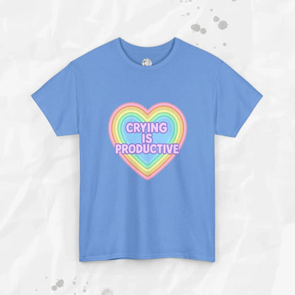 Crying Is Productive T-Shirt (Colors) - Puppy's Aesthetics