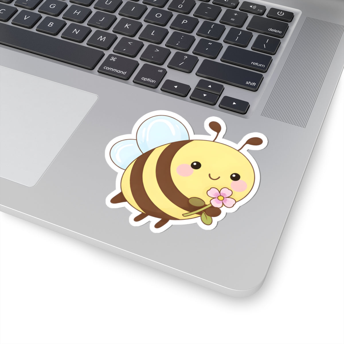 Cute Chubby Bee Kiss-Cut Sticker - Puppy's Aesthetics