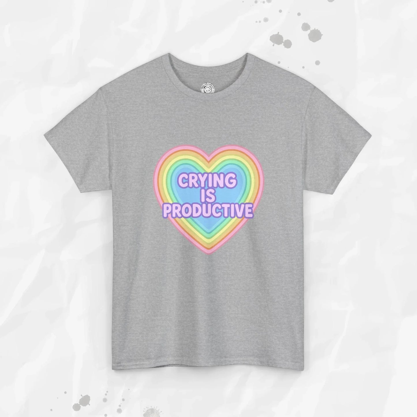 Crying Is Productive T-Shirt (Colors) - Puppy's Aesthetics