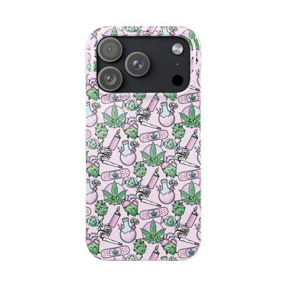 Cute Cannabis iPhone Slim Case