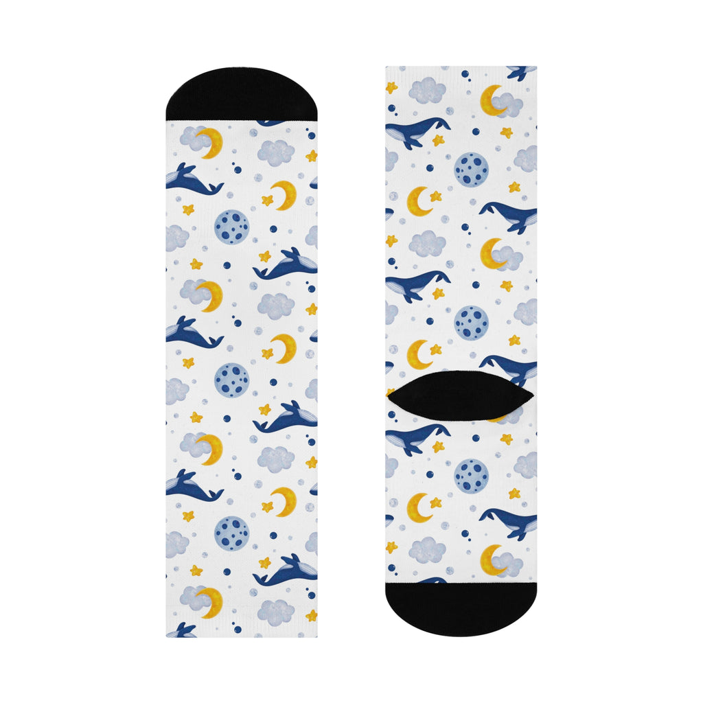 Sleepy Whale Dreams Crew Socks