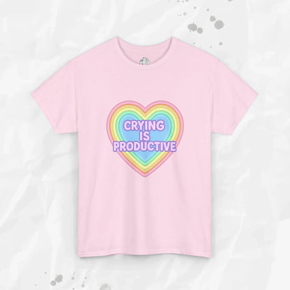 Crying Is Productive T-Shirt (Colors) - Puppy's Aesthetics