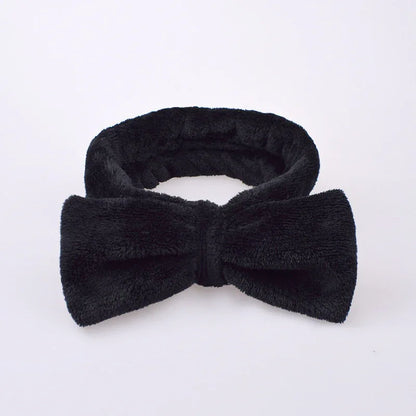 Soft Plush Bow Headband - Puppy's Aesthetics