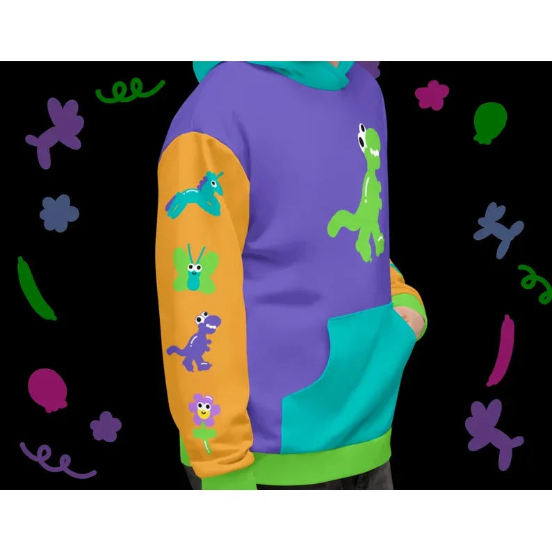 Dino Balloon Animal Hoodie 2XS - 6XL