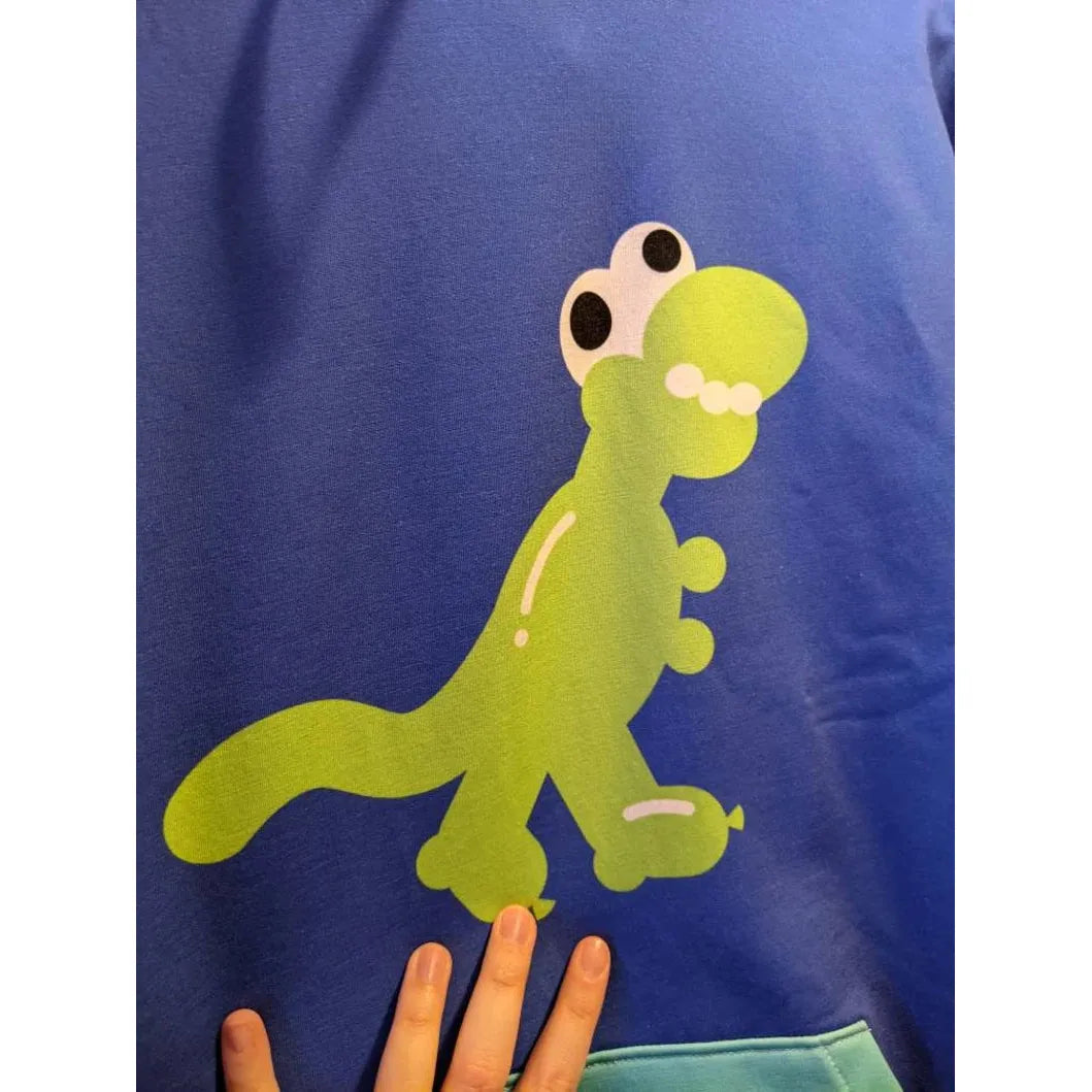 Dino Balloon Animal Hoodie 2XS - 6XL