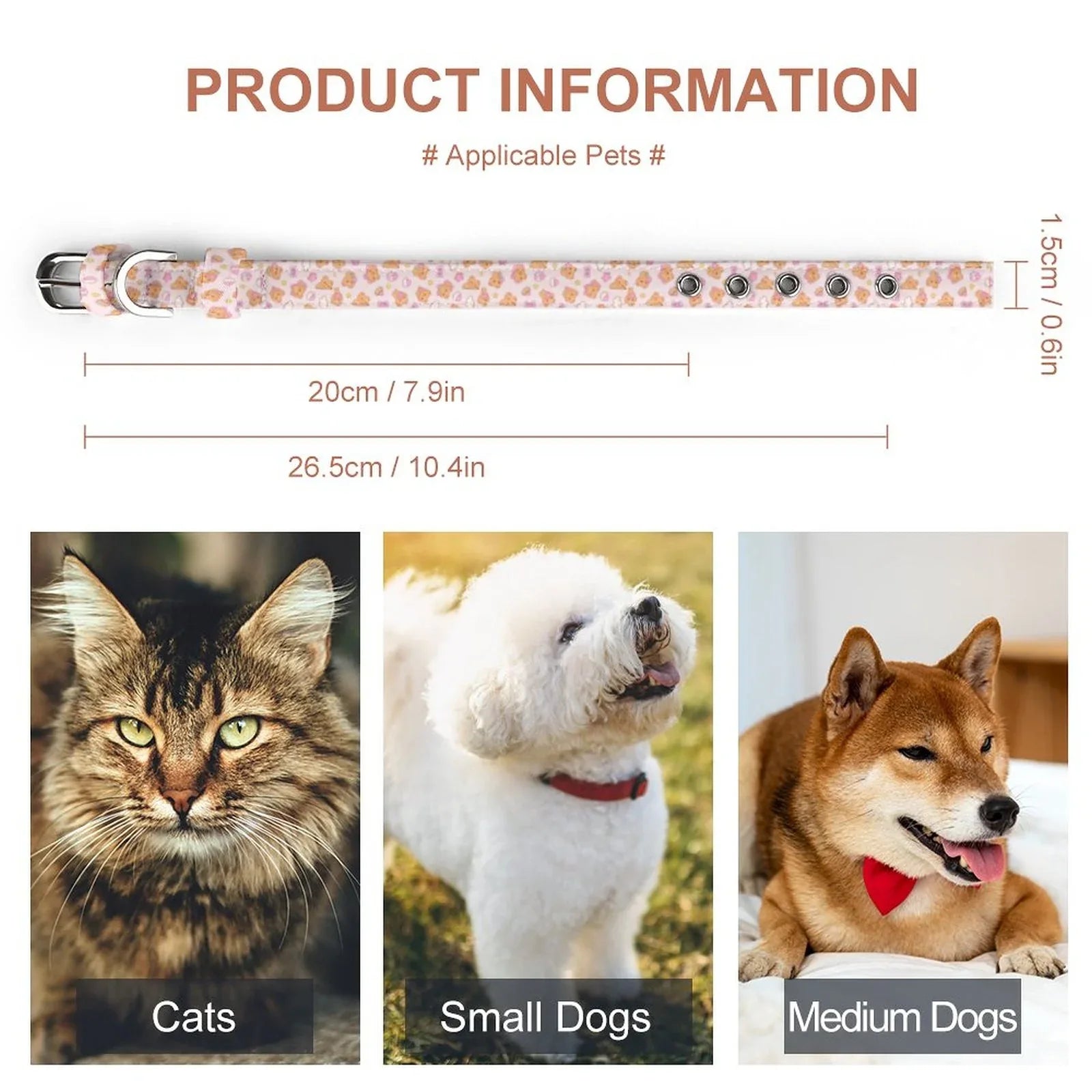 Bearly Adorable Cloth Pet Collar - Puppy's Aesthetics