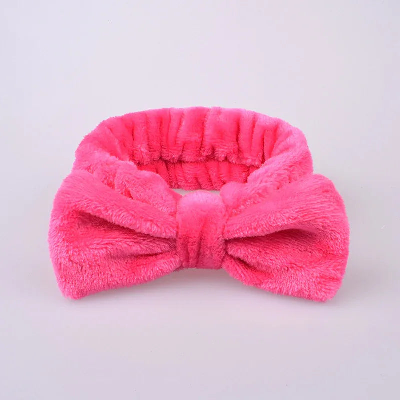 Soft Plush Bow Headband - Puppy's Aesthetics