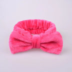 Soft Plush Bow Headband - Puppy's Aesthetics