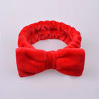 Soft Plush Bow Headband - Puppy's Aesthetics