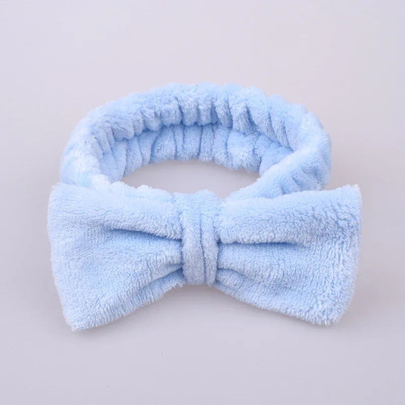 Soft Plush Bow Headband - Puppy's Aesthetics